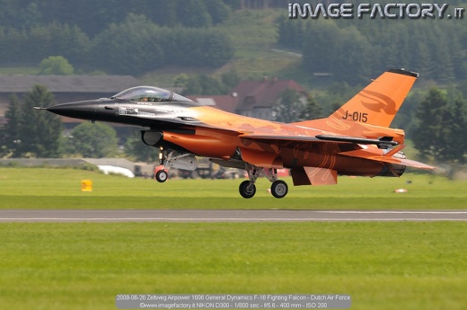 2009-06-26 Zeltweg Airpower 1606 General Dynamics F-16 Fighting Falcon - Dutch Air Force